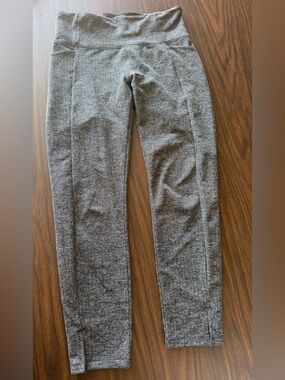 Athleta womens Heather Gray Knit Pants small